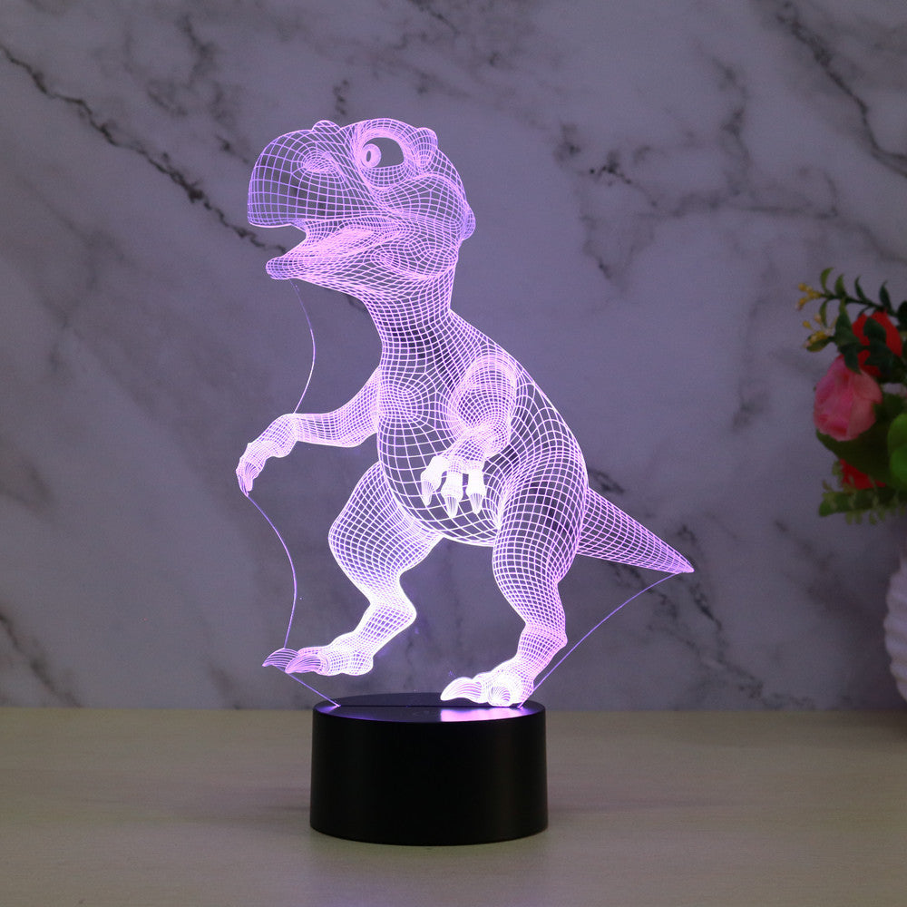 Touch Remote Control Decoration Gift Atmosphere Seven Color Night Light - One Red Hill